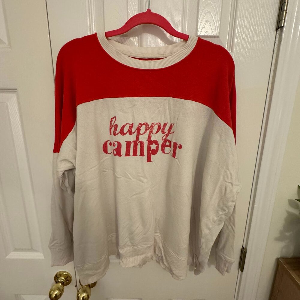 Aerie Large 'Happy Camper' Sweatshirt
